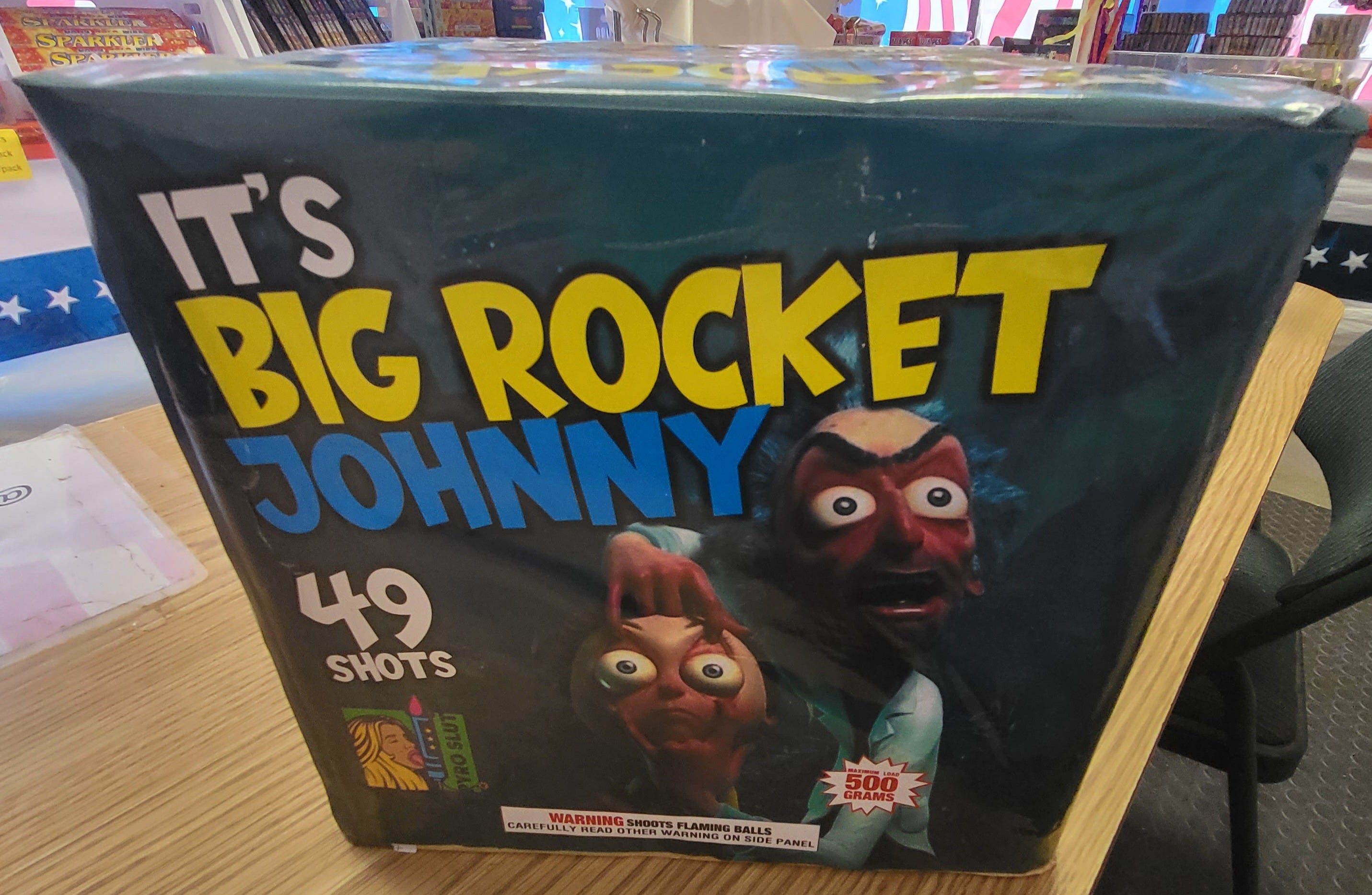 It's Big Rocket Johnny